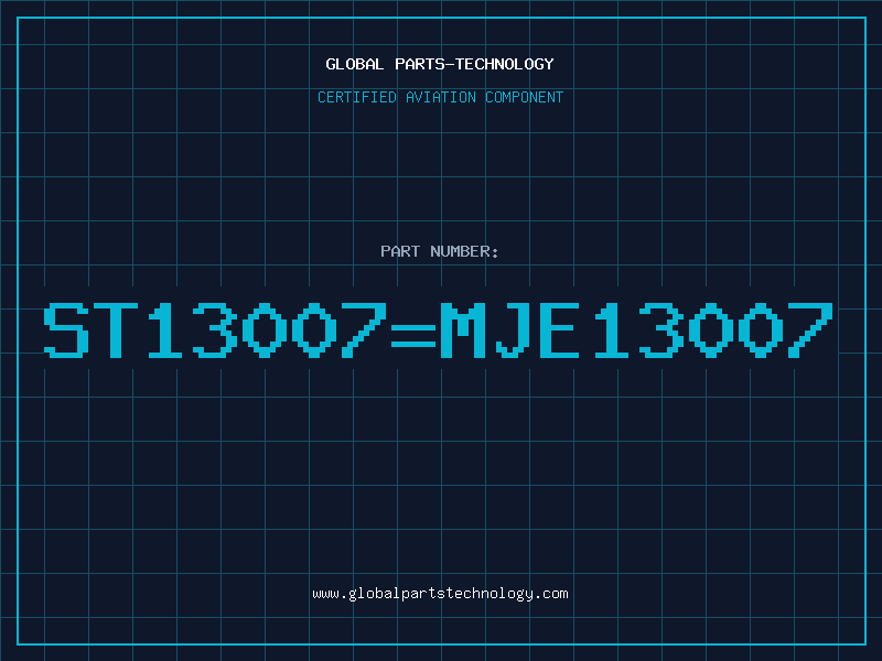 Aviation Part ST13007MJE13007