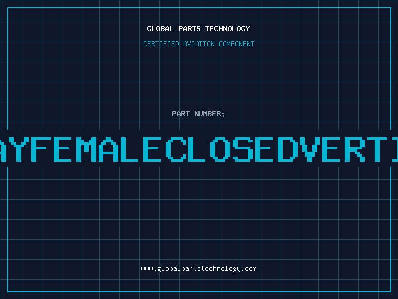 Aviation Part ST151212WAYFEMALECLOSEDVERTICALHEADER