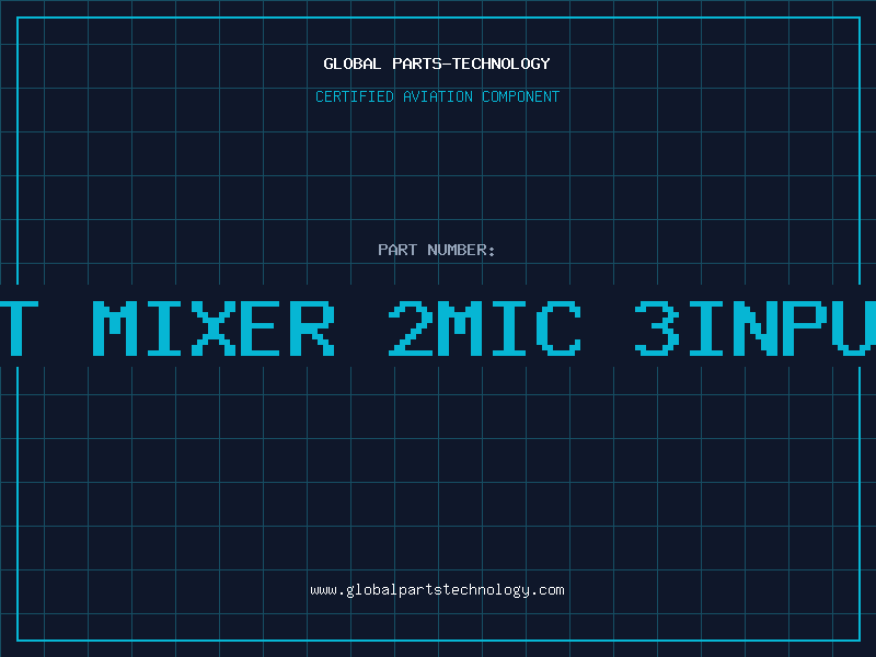 Aviation Part St Mixer 2mic 3input