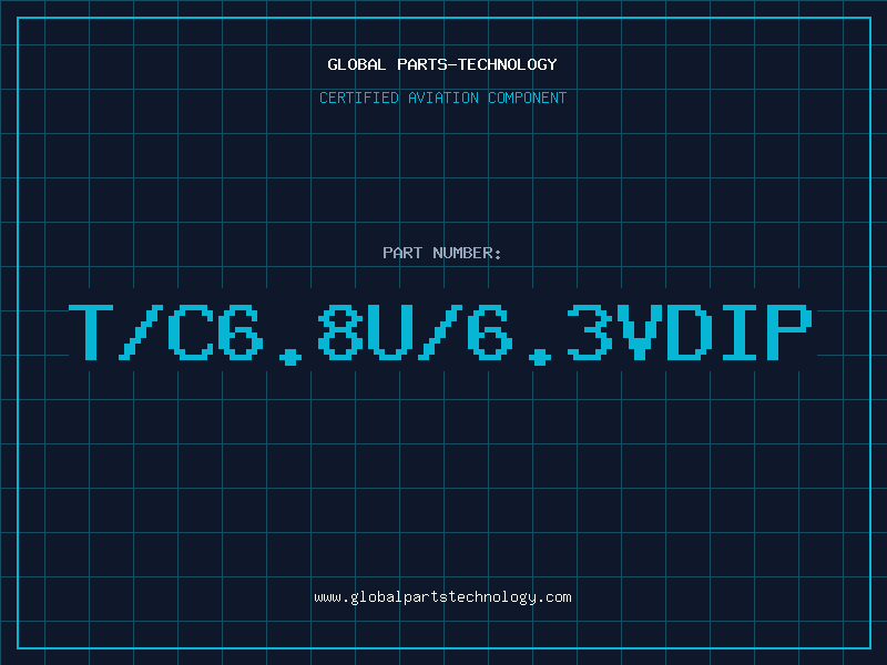 Aviation Part T/C6.8U/6.3VDIP