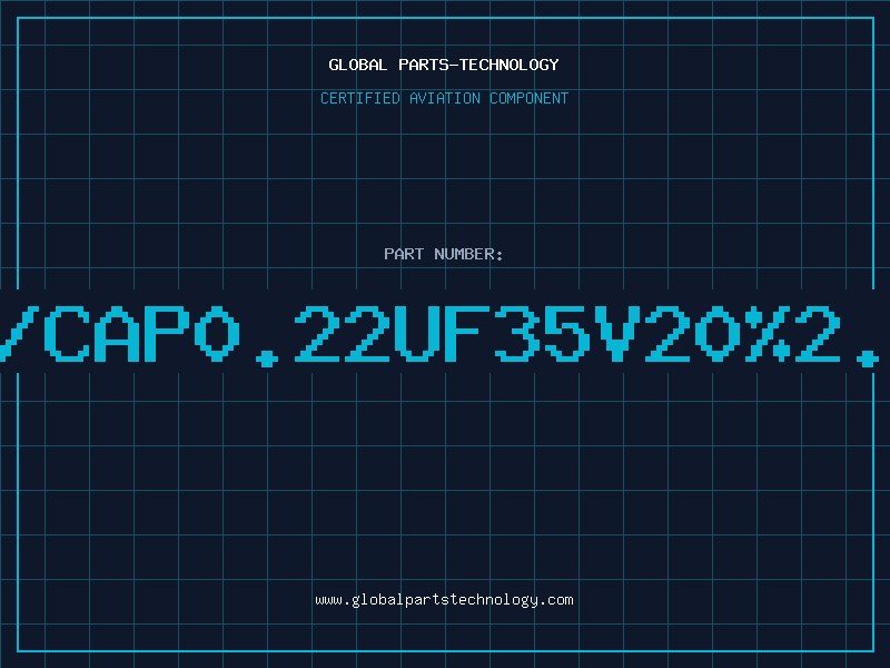Aviation Part T/CAP0.22UF35V20%2.5
