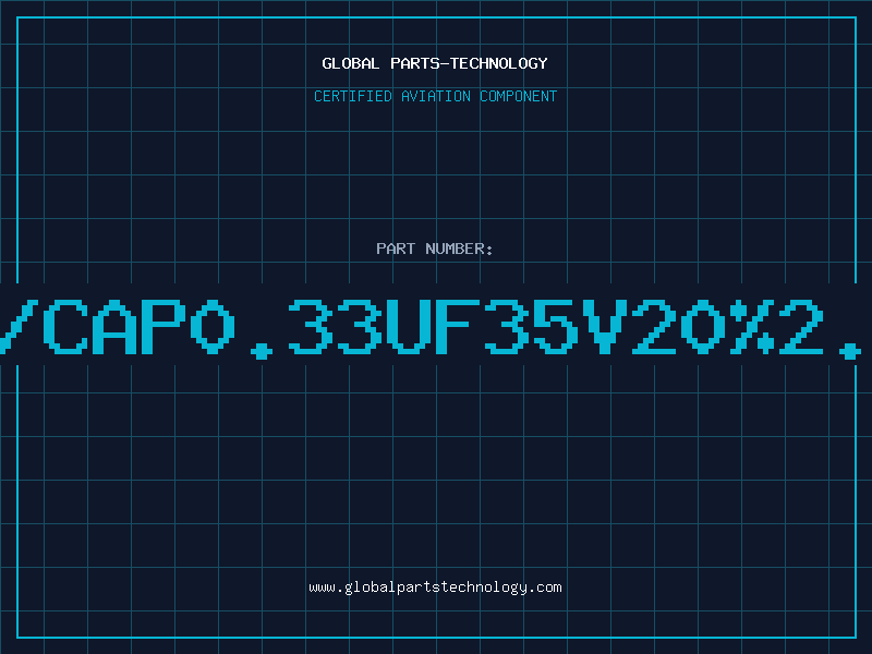 Aviation Part T/CAP0.33UF35V20%2.5