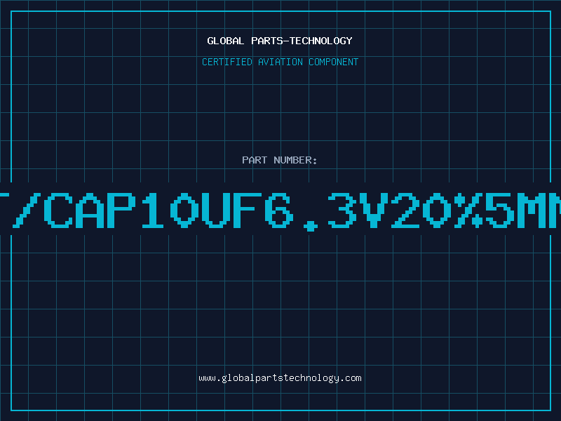 Aviation Part T/CAP10UF6.3V20%5MM
