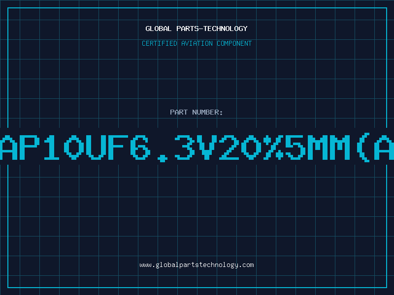 Aviation Part T/CAP10UF6.3V20%5MM(AMMO