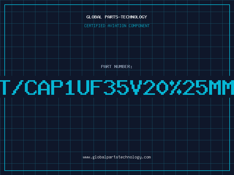Aviation Part T/CAP1UF35V20%25MM