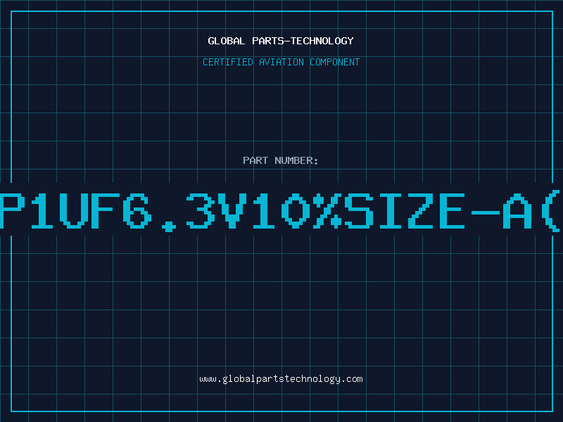 Aviation Part T/CAP1UF6.3V10%SIZE-A(2K/R
