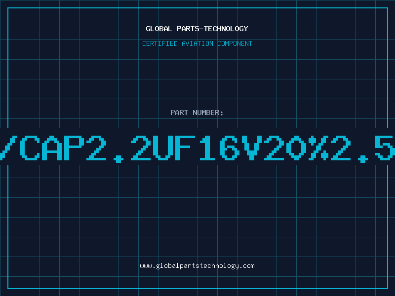 Aviation Part T/CAP2.2UF16V20%2.5M