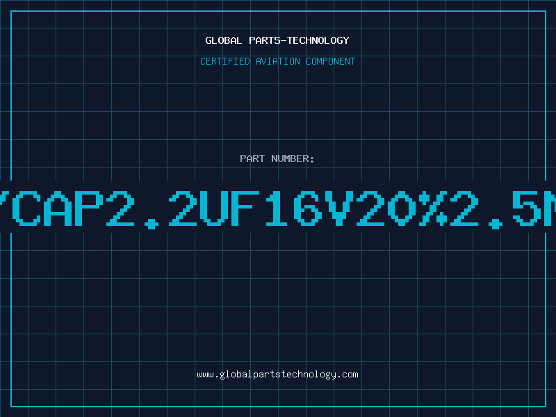 Aviation Part T/CAP2.2UF16V20%2.5MM