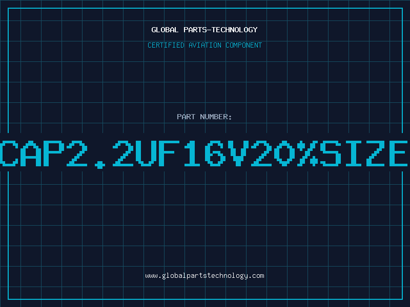 Aviation Part T/CAP2.2UF16V20%SIZE-A
