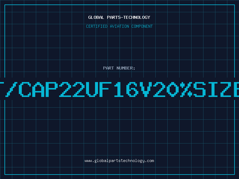 Aviation Part T/CAP22UF16V20%SIZE