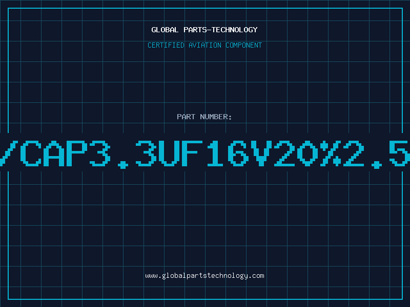 Aviation Part T/CAP3.3UF16V20%2.5M