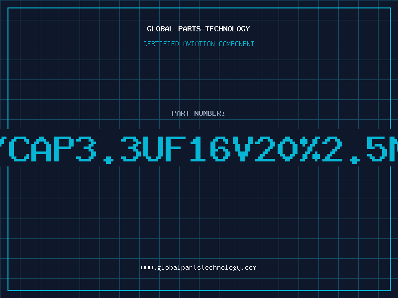Aviation Part T/CAP3.3UF16V20%2.5MM