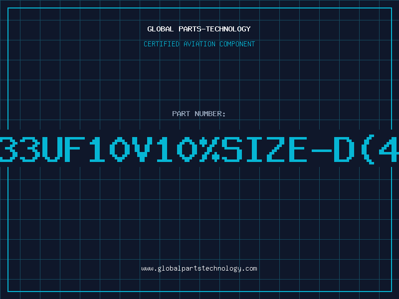Aviation Part T/CAP33UF10V10%SIZE-D(4K/R97