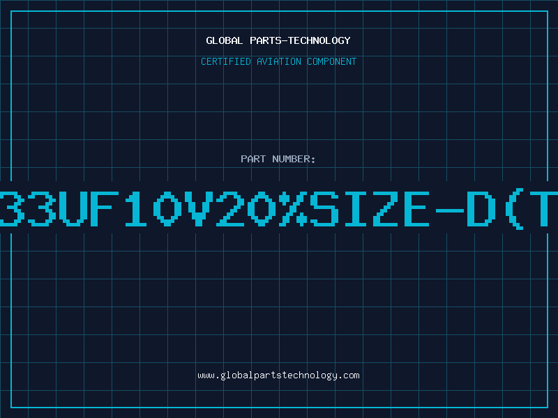 Aviation Part T/CAP33UF10V20%SIZE-D(T+R)96