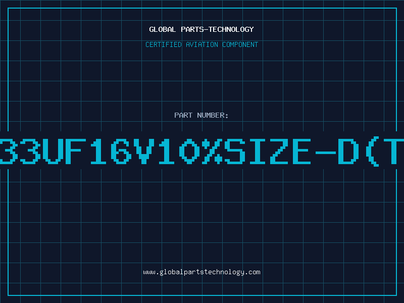 Aviation Part T/CAP33UF16V10%SIZE-D(T+R)95