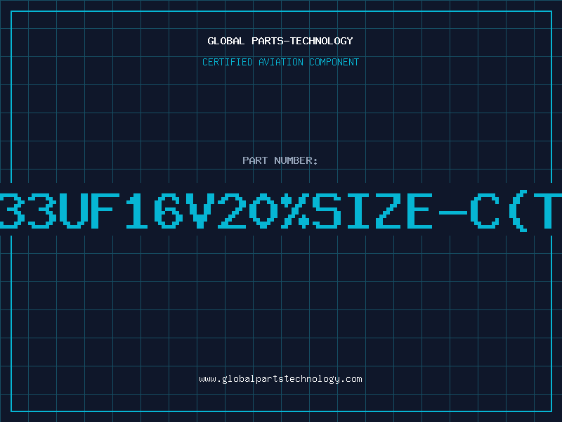 Aviation Part T/CAP33UF16V20%SIZE-C(T+R)96
