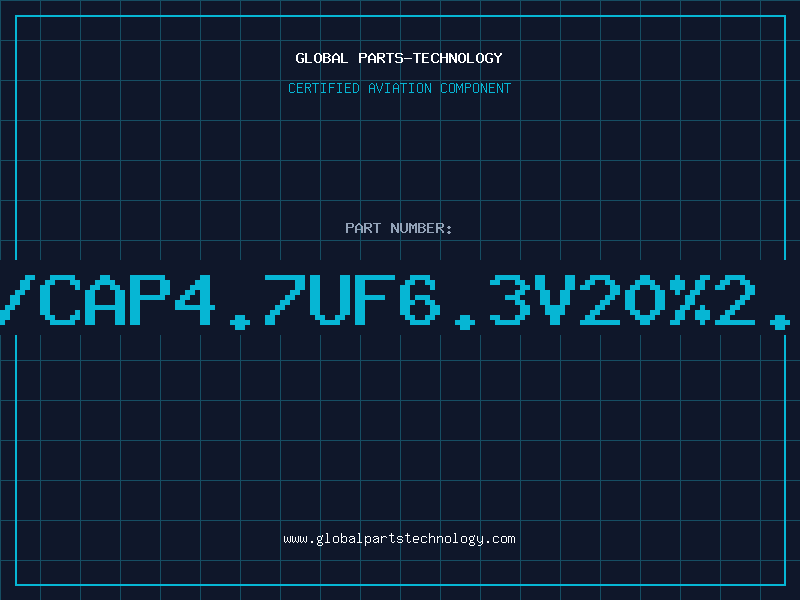 Aviation Part T/CAP4.7UF6.3V20%2.5