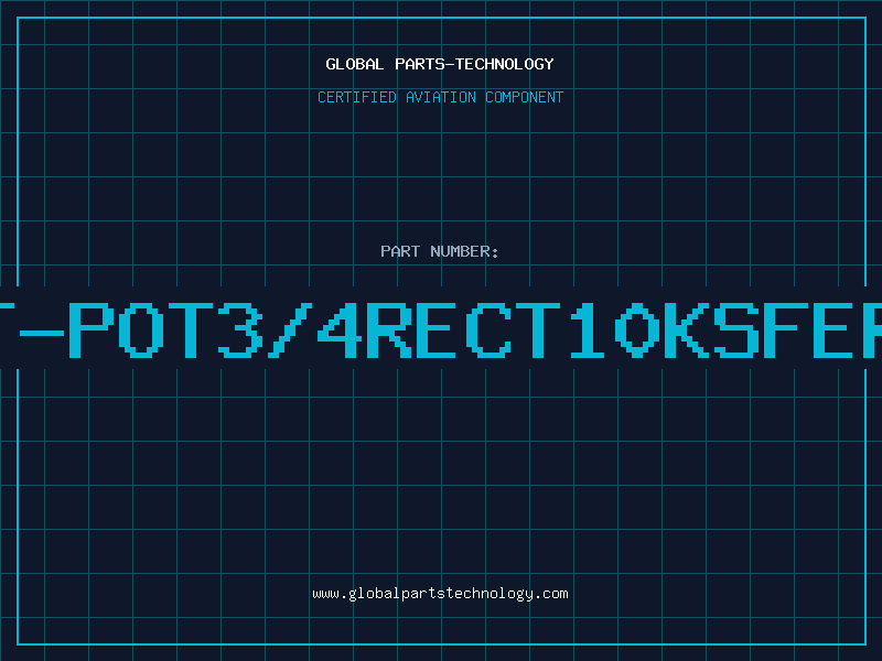 Aviation Part T-POT3/4RECT10KSFER