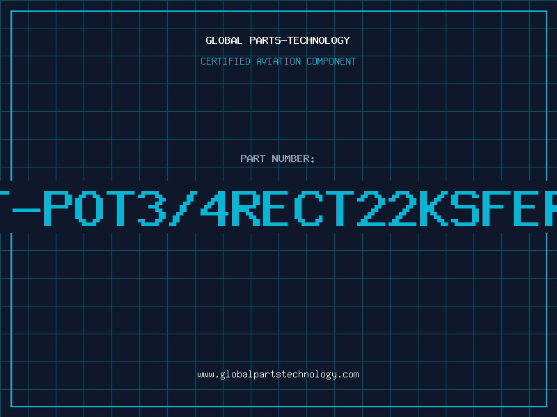 Aviation Part T-POT3/4RECT22KSFER