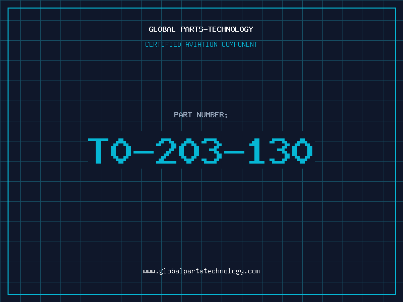 Aviation Part T0-203-130