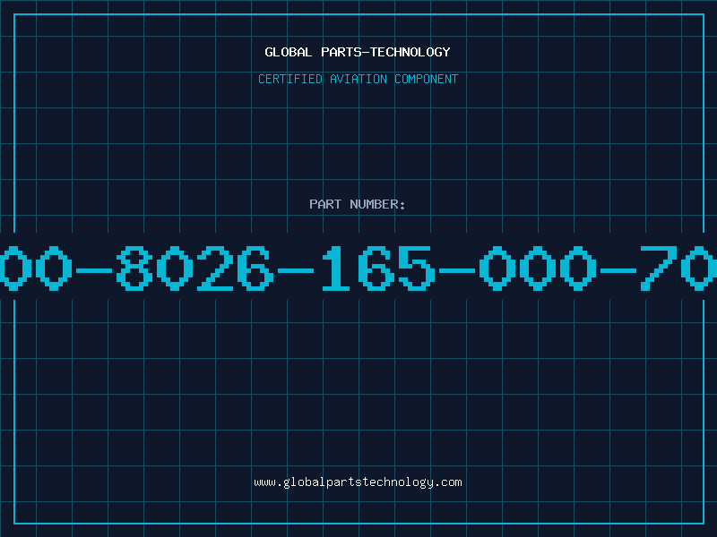 Aviation Part T00-8026-165-000-701