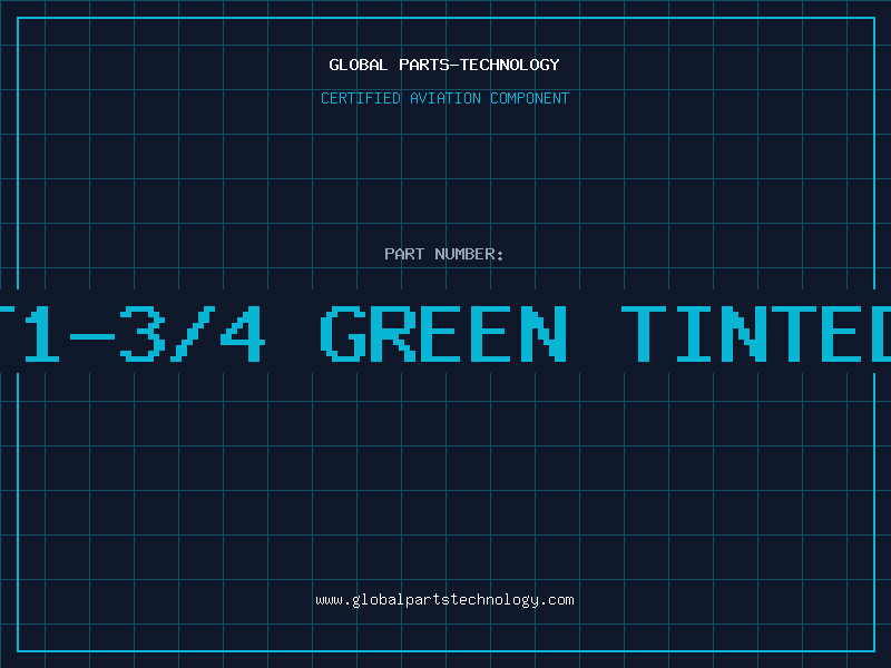 Aviation Part T1-3/4 Green Tinted