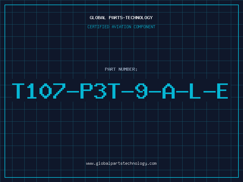 Aviation Part T107-P3T-9-A-L-E