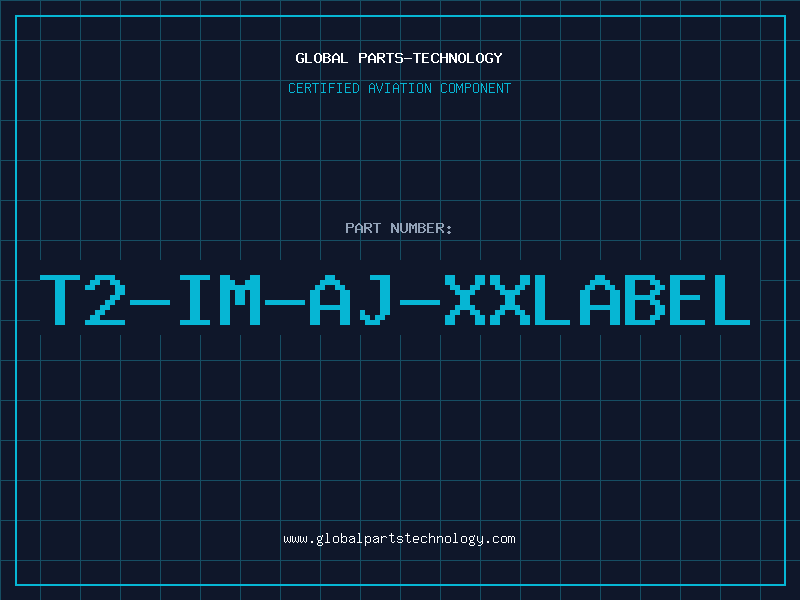 Aviation Part T2-IM-AJ-XXLABEL