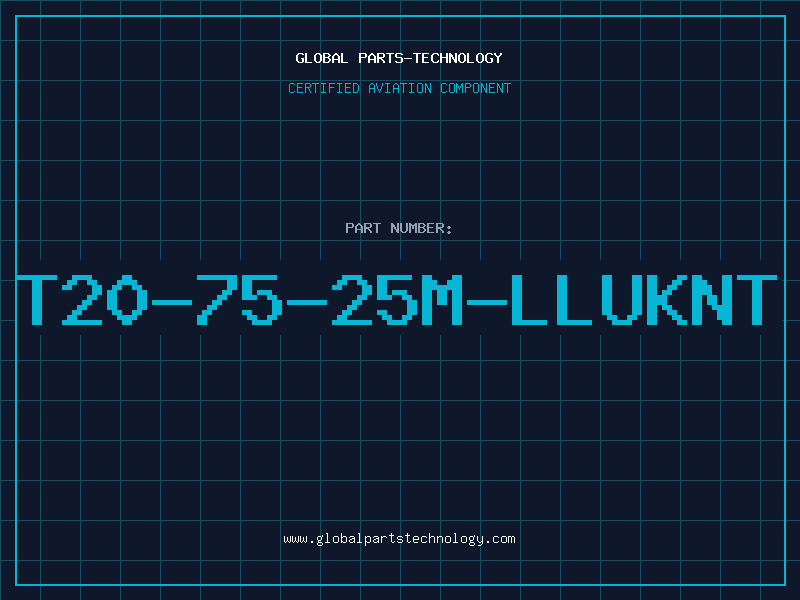 Aviation Part T20-75-25M-LLUKNT