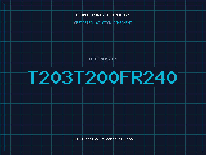 Aviation Part T203T200FR240