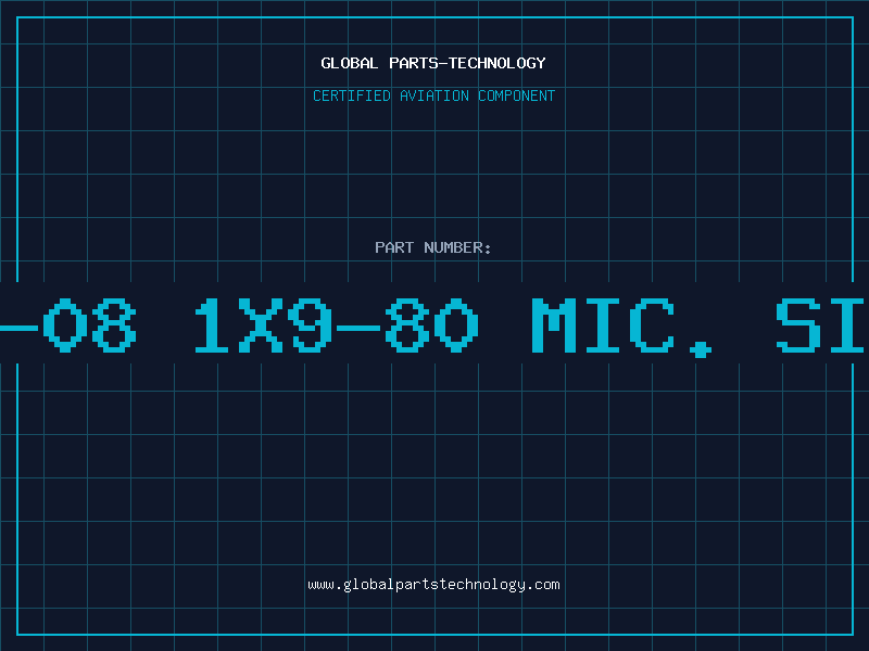 Aviation Part T21010-08 1X9-80 MIC. SIP./MOD