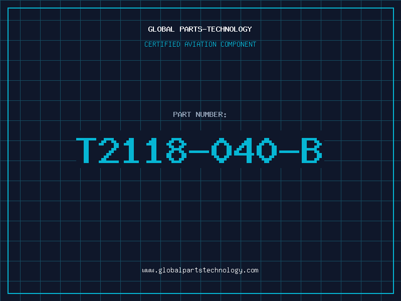 Aviation Part T2118-040-B