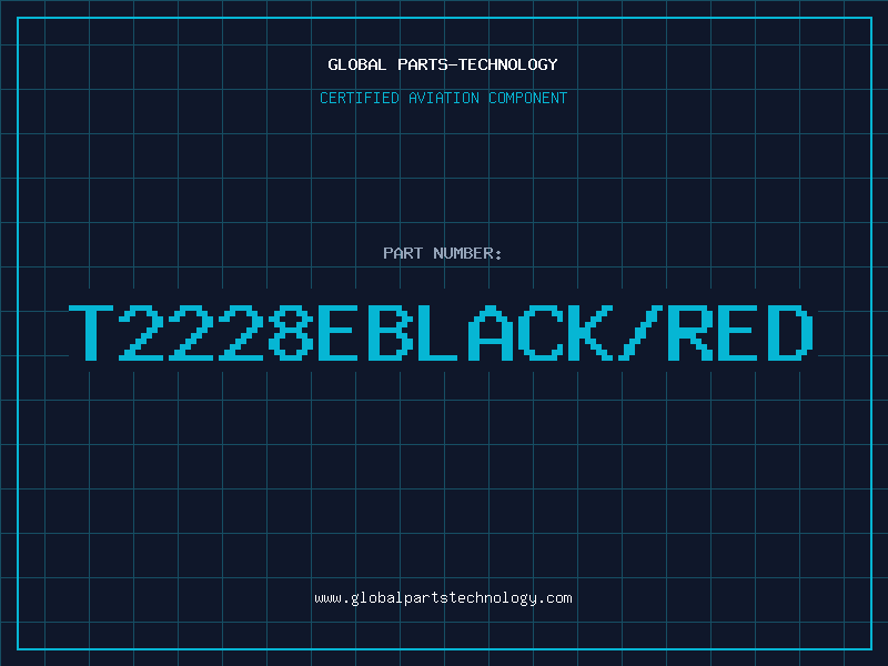 Aviation Part T2228EBLACK/RED