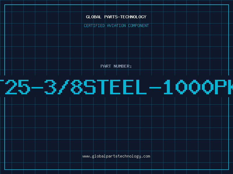 Aviation Part T25-3/8STEEL-1000PK