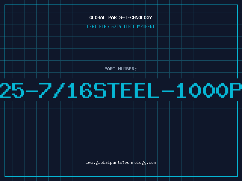 Aviation Part T25-7/16STEEL-1000PK