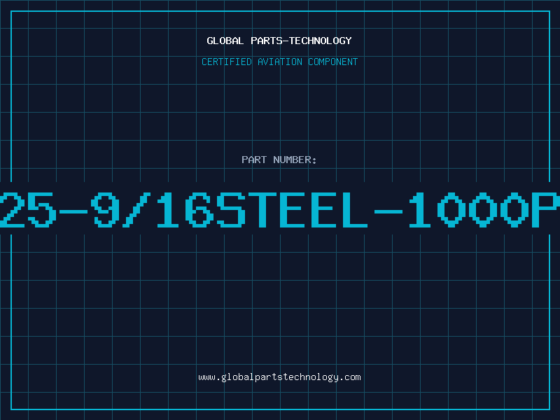 Aviation Part T25-9/16STEEL-1000PK