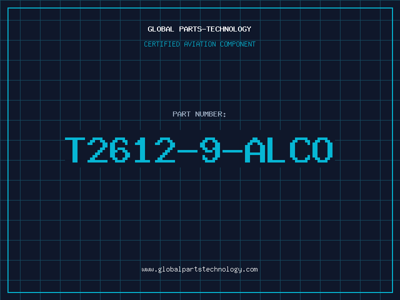 Aviation Part T2612-9-ALCO