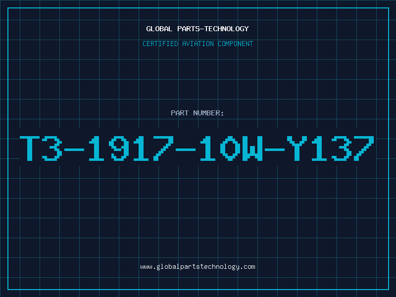 Aviation Part T3-1917-10W-Y137
