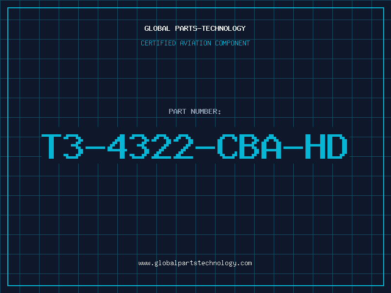 Aviation Part T3-4322-CBA-HD
