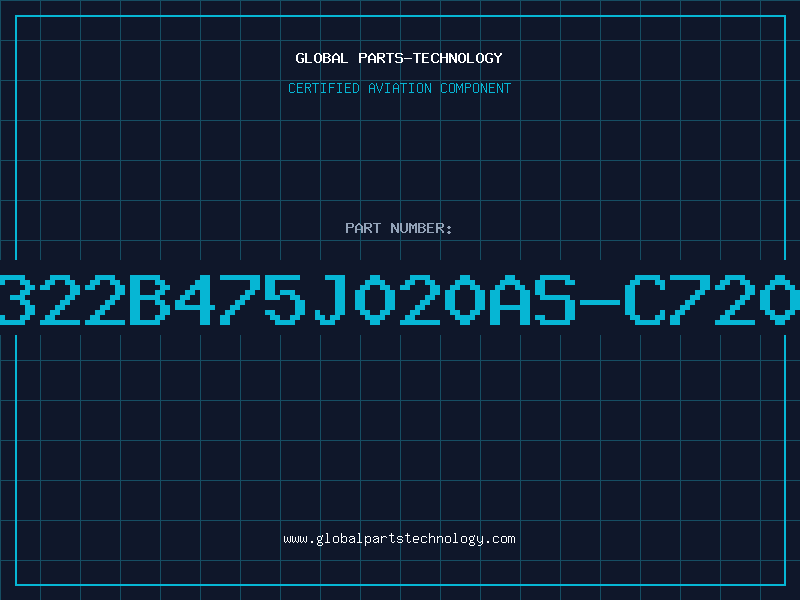 Aviation Part T322B475J020AS-C7200