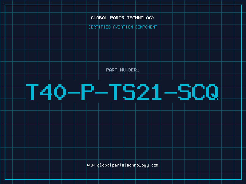 Aviation Part T40-P-TS21-SCQ