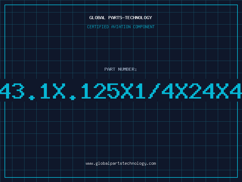 Aviation Part T43.1X.125X1/4X24X48