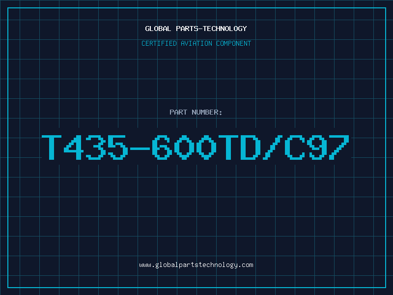 Aviation Part T435-600TD/C97