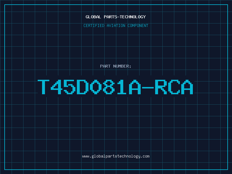 Aviation Part T45D081A-RCA