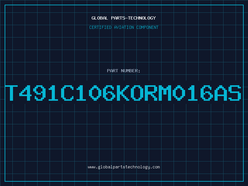 Aviation Part T491C106KorM016AS
