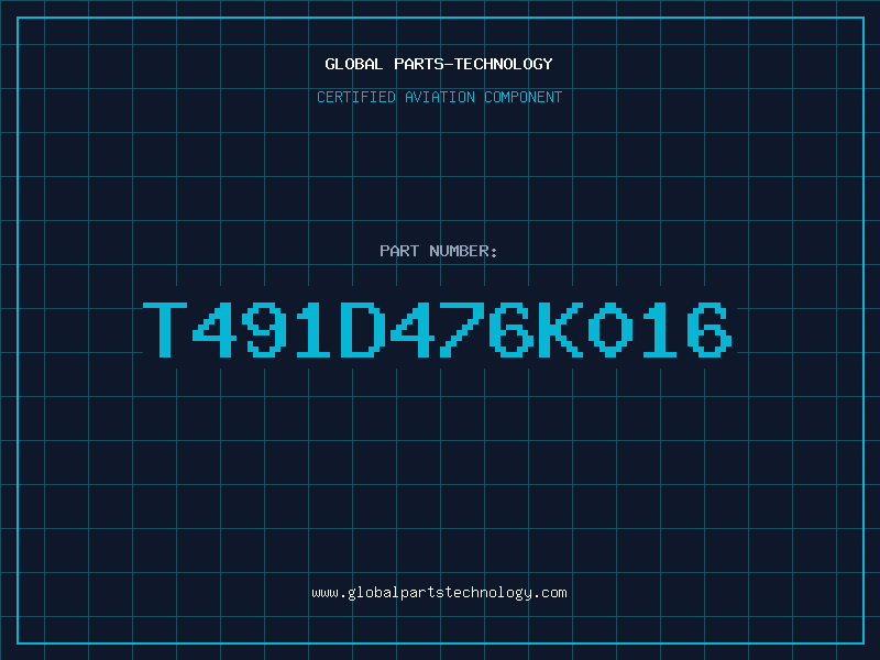 Aviation Part T491D476K016