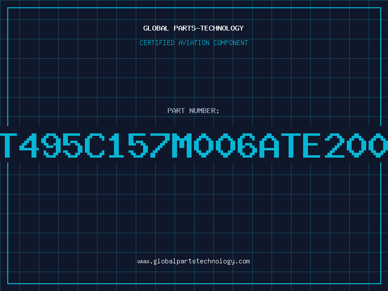 Aviation Part T495C157M006ATE200