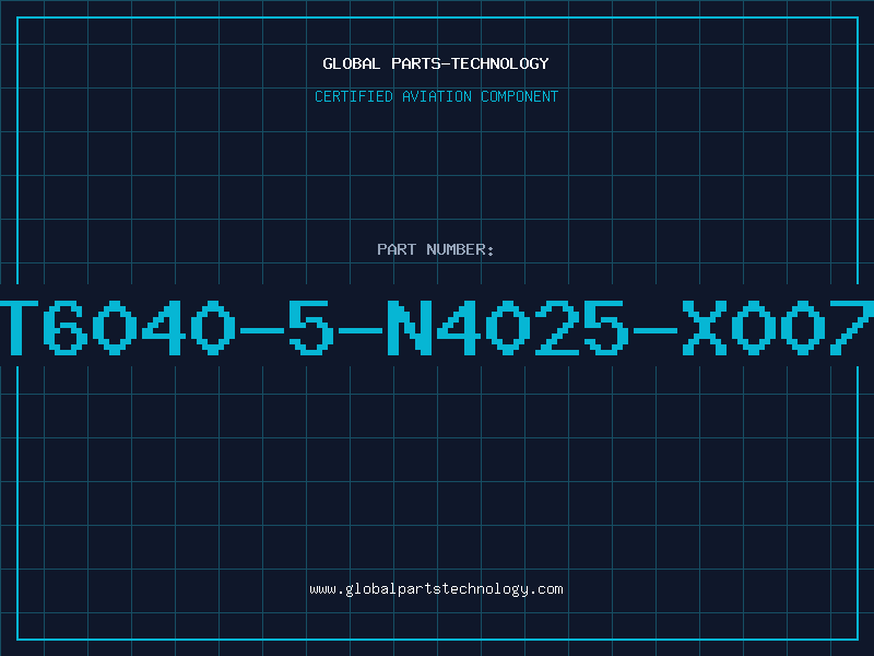 Aviation Part T6040-5-N4025-X007