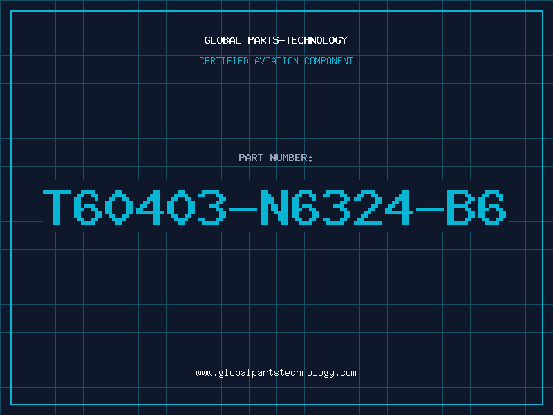Aviation Part T60403-N6324-B6