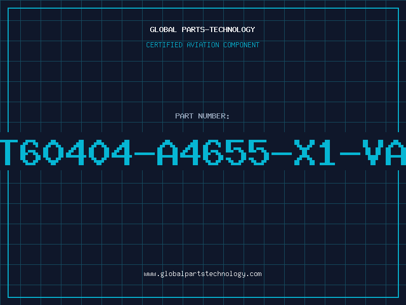 Aviation Part T60404-A4655-X1-VA